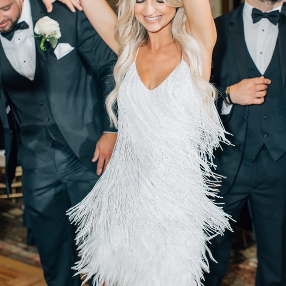 Nadine Merabi Lottie White Dress - Picture 5 of 6